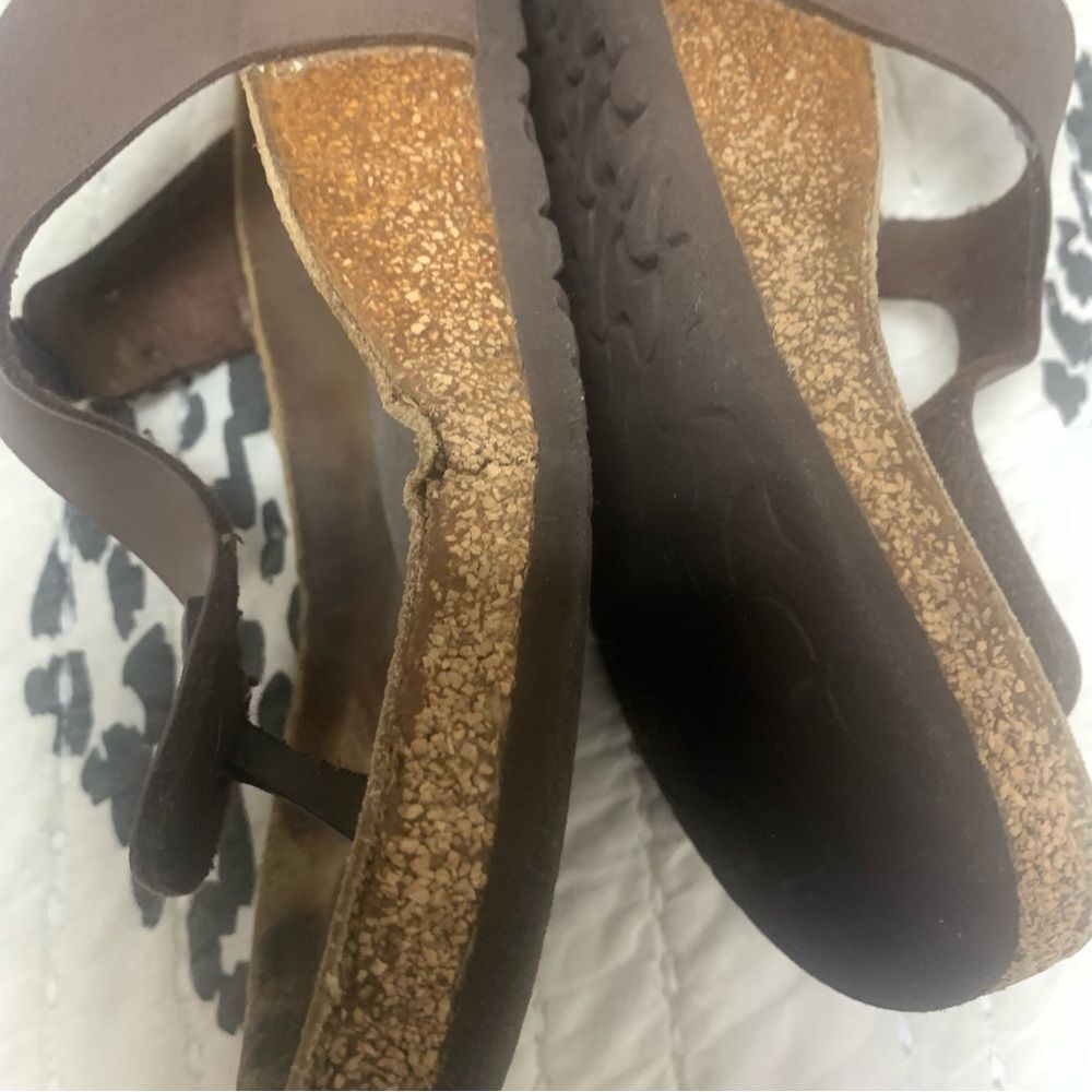 Birkenstock Gizeh Thong Sandals Sz 39 (US Women’s Size 8-8.5) Brown - Picture 5 of 11